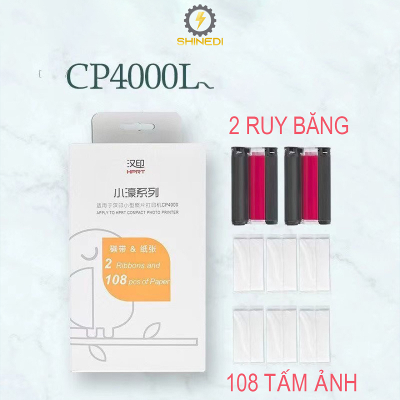 Giấy in ảnh màu cao cấp A6 chuyên dụng cho máy in CP4100