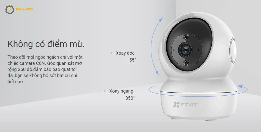 Camera EZVIZ C6N 4MP - Shinedi
